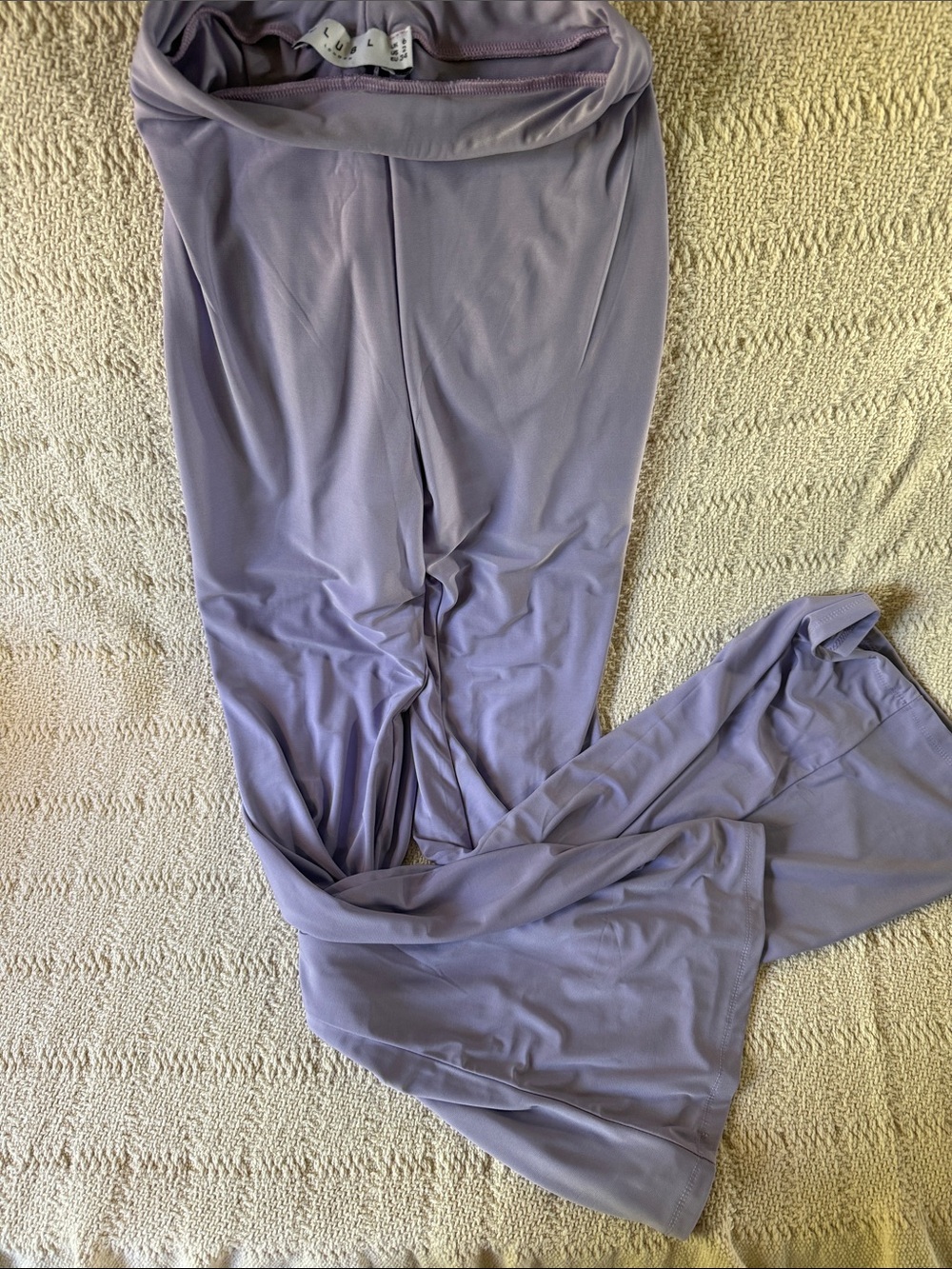 Women's Lavender Boot Cut Lounge Pants
